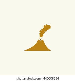 Icon of the volcano.