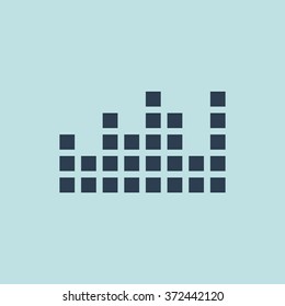 Icon of Volume Graph. EPS-10.