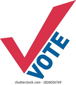 The icon for the vote and the election of the President. Elections in the USA vector