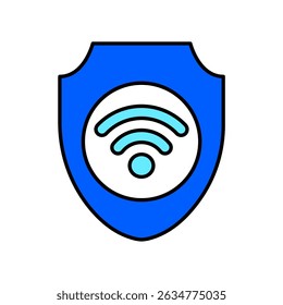 Symbol ein VPN einzeln auf sauberem Hintergrund.