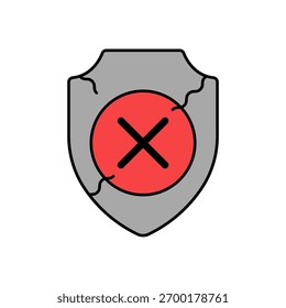 Icon a Vulnerability, isolated against a clean background.