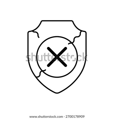 Icon a Vulnerability, isolated against a clean background.
