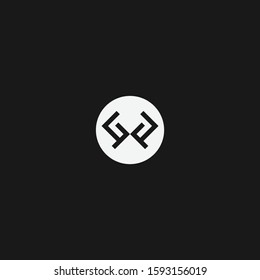 icon W logo design template elements
