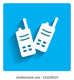 Icon of walkie-talkie set