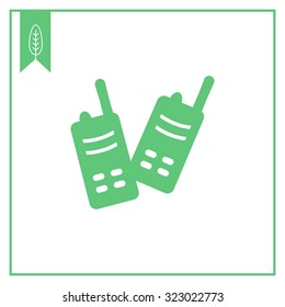 Icon of walkie-talkie set