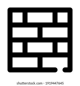 icon wall defense for protection using line style
