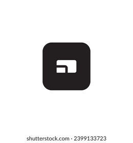 icon wallet modern, simple, abstract