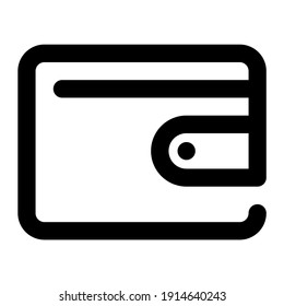 icon wallet using line style