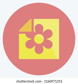 Icon Wallpapers. suitable for Mobile Apps symbol. flat style. simple design editable. design template vector. simple symbol illustration