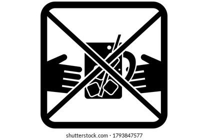 Icon to warn you to swirl