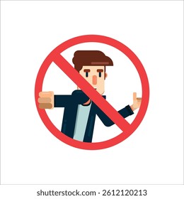 An icon warning against scams, featuring an exclamation mark symbolizing caution. Perfect for security, fraud prevention, or digital safety themes.