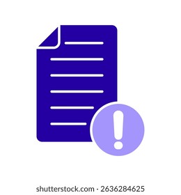 Icon a warning, isolated against a clean background.