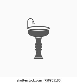Icon Of Wash Basin.