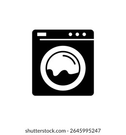 Icon of washing machine for clothes washing