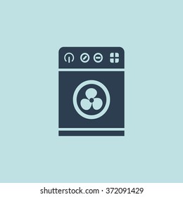 Icon of Washing Machine. EPS-10.