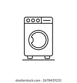 Icon a Washing Machine, isolated against a clean background.