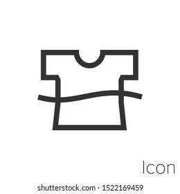 Icon washing machine rinse cycle in black and white Illustration