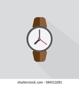 Icon watch. style flat design