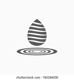 Icon Of water drop.