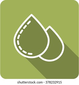 Icon of water droplets 