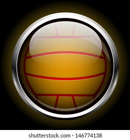 icon for water polo ball or volleyball