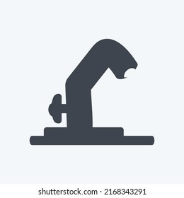 Icon Water Tap. suitable for Home symbol. glyph style. simple design editable. design template vector. simple symbol illustration