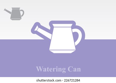 Icon of watering can. Eps.-10.