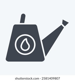 Icon Watering Can. related to Hobbies symbol. glyph style. design editable