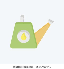 Icon Watering Can. related to Hobbies symbol. flat style. design editable