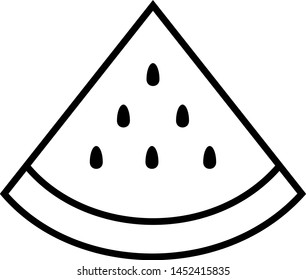 Icon of watermelon. Vector graphics. Watermelon. Vector icons. Berry. Berries. Food. Vector food.