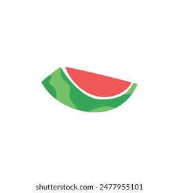 Icon watermelon without seed with blank background