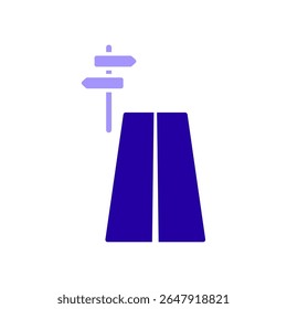 Icon a way, isolated against a clean background.