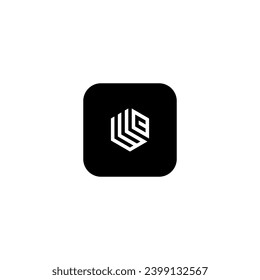 icono wb moderno, simple, abstracto