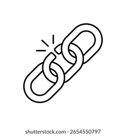Symbol a Schwächen, einzeln auf sauberem Hintergrund.
