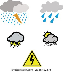 icon, weather, sun, rain, cloud, line, umbrella, wind, symbol, set, rainbow, editable, vector, meteorology, web, forecast, outdoor, app, temperature, cloudy, snow, sunshine, rainy, outline, sunny, nat