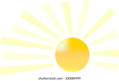 icon weather the sun shines