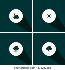 icon weather for  Web and Mobile