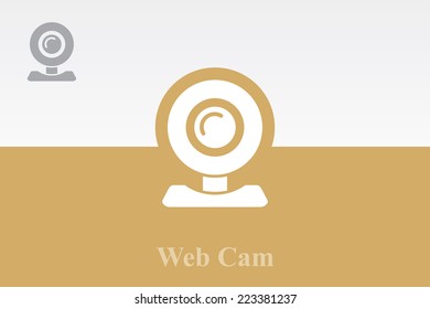 Icon of Web Cam. Eps-10
