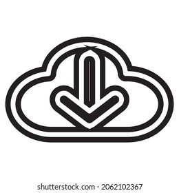 icon web elegant and simple, good for mobile apps and web design