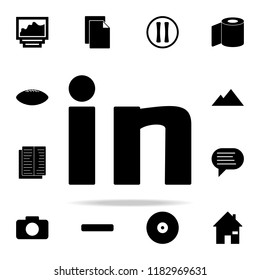 in icon. web icons universal set for web and mobile
