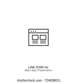 Icon web page graphic design single icon vector