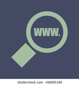 Icon of Web Search. Eps-10.