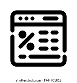 Icon Web With Style Outline