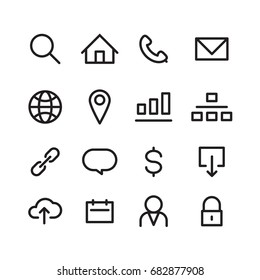 icon web, vector