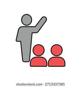 Icon a webinar, isolated against a clean background.
