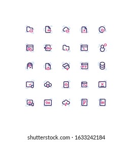 Icon for Website, Presentation, Banner or other design with filled line style