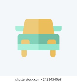 Icon Wedding Car. related to Ring symbol. flat style. simple design editable. simple illustration
