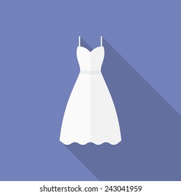 Icon of a wedding dress. 