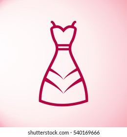 Icon of a wedding dress