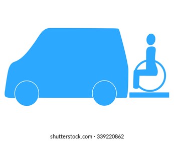 Icon of the welfare taxi